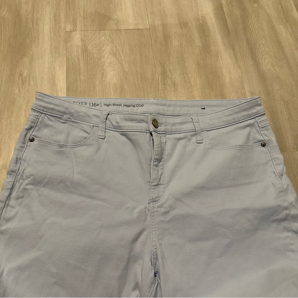 Talbots Light Blue High Waist Jegging Crop Jeans Sz 16P - Picture 7 of 10